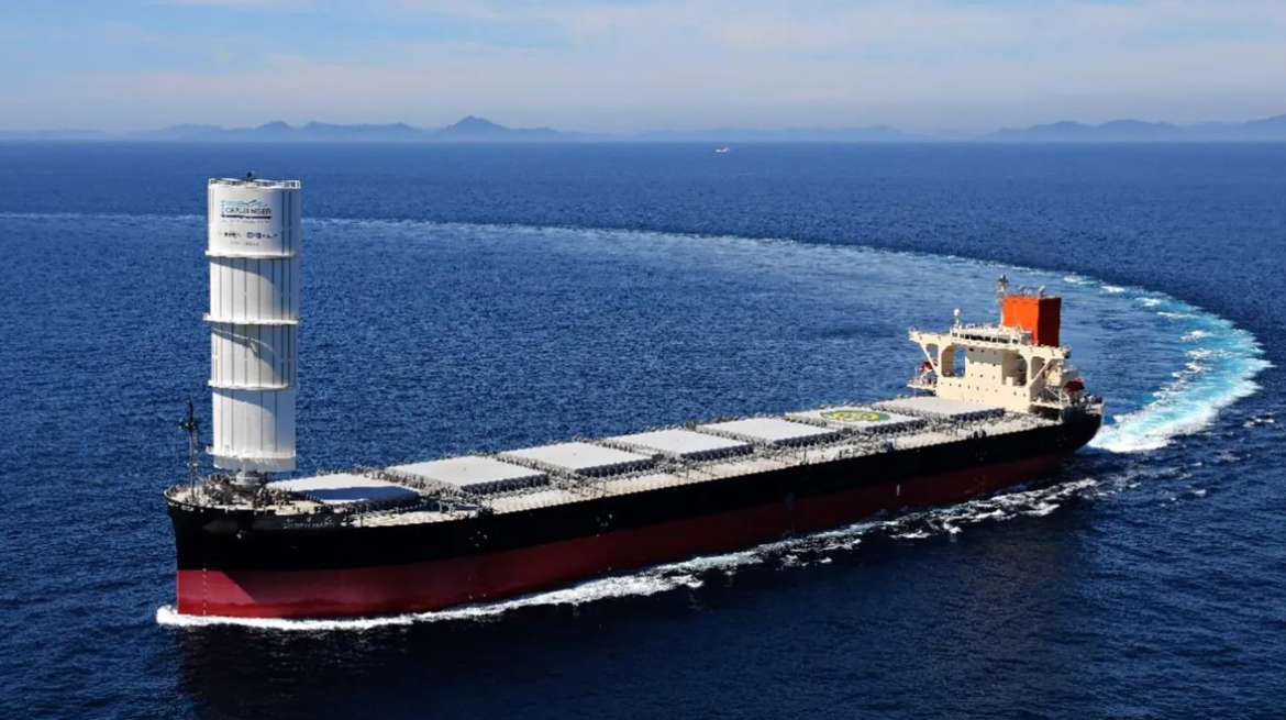 Wind-Challenger-World-s-first-partially-wind-powered-cargo-ship-successfully-sailed